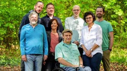 Von links: Bernd Saliter, Johannes Schnee, Martin Isermeyer, Andrea Burgstaler, Peter Apitz, Stephan Holzapfel-Sander, Cornelia Behrmann, Jörg Zeipelt